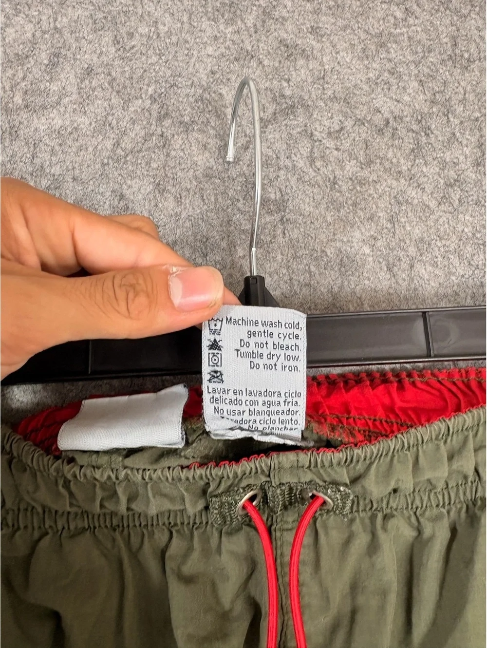 Vintage Baggy Athletic Works olive athletic shorts size medium